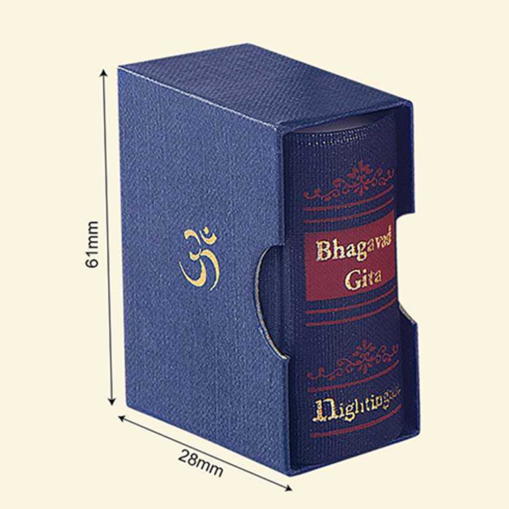 Mini Bhagavad Gita Book A9 Size English Edition