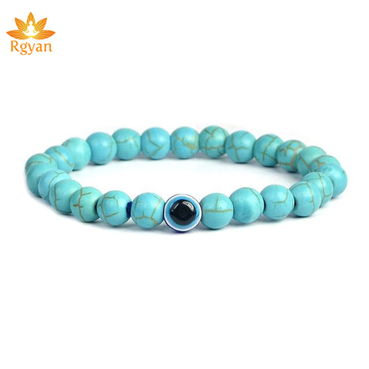 Firoza Turquoise with Evel Eye Bracelet