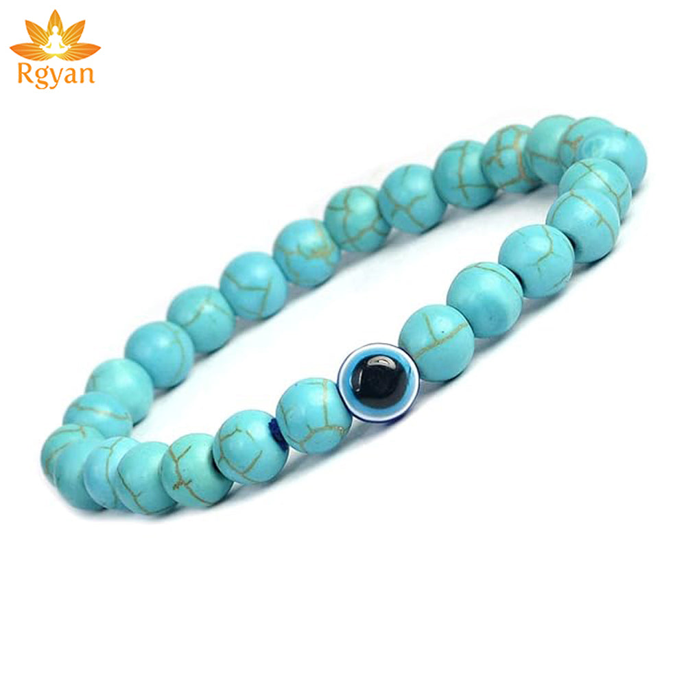 Firoza Turquoise with Evel Eye Bracelet