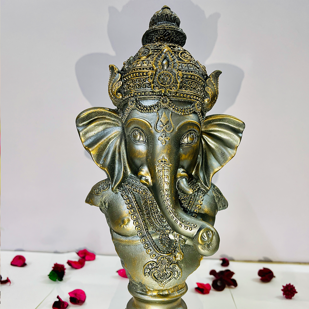 Rgyan Lord Ganesh Statue Murti Idol For Home Decor, Office and Gifting