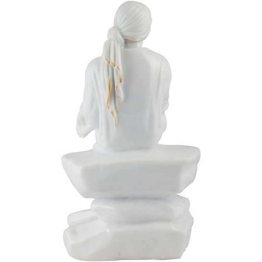 Lord Shri Sai Baba Idol God Sai Nath Statue Shirdi Sai Handicraft Decorative Spiritual Puja Vastu Showpiece Figurine Religious Murti