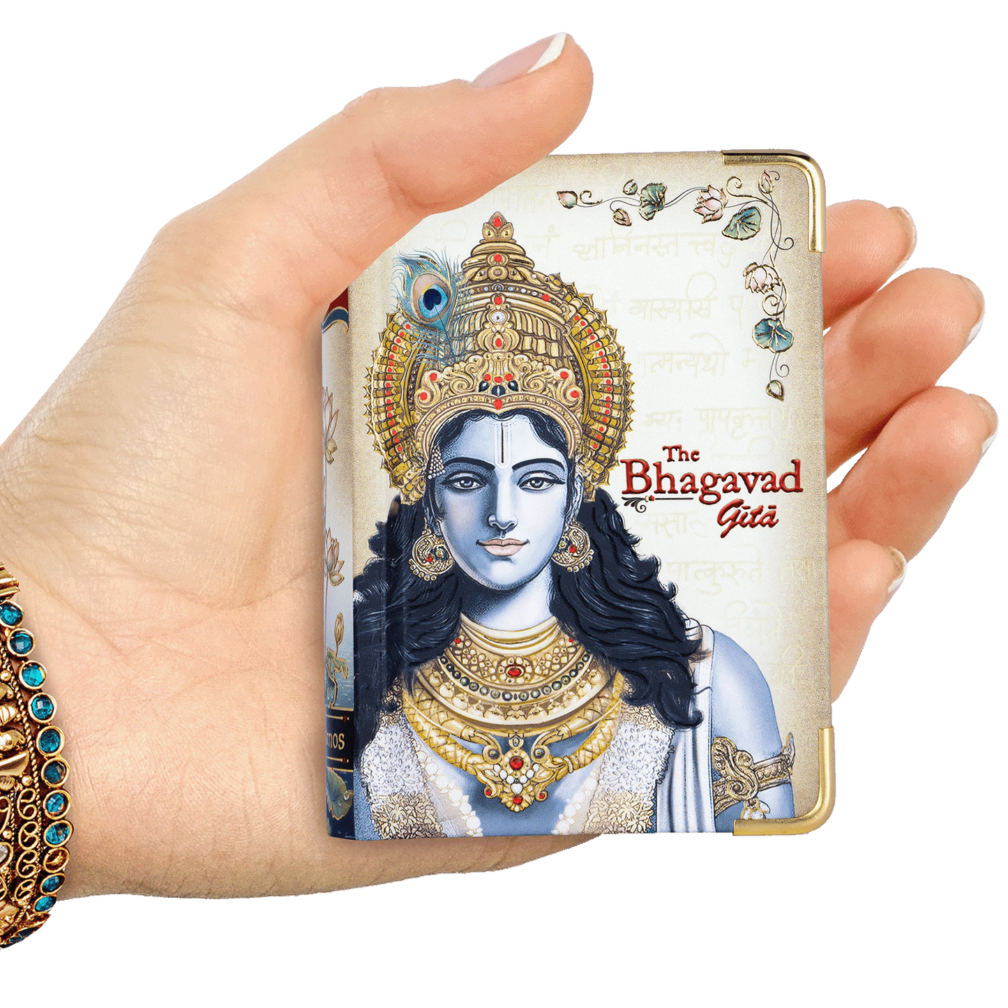 Bhagavad Gita Hardcover Edition Book - A7 Size - English