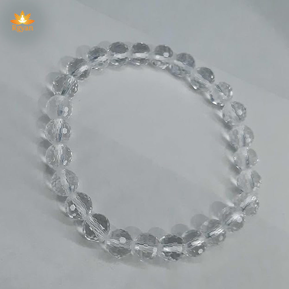 RGYAN Crystal Beads (Diamond Cutting) / Sphatik Bracelet