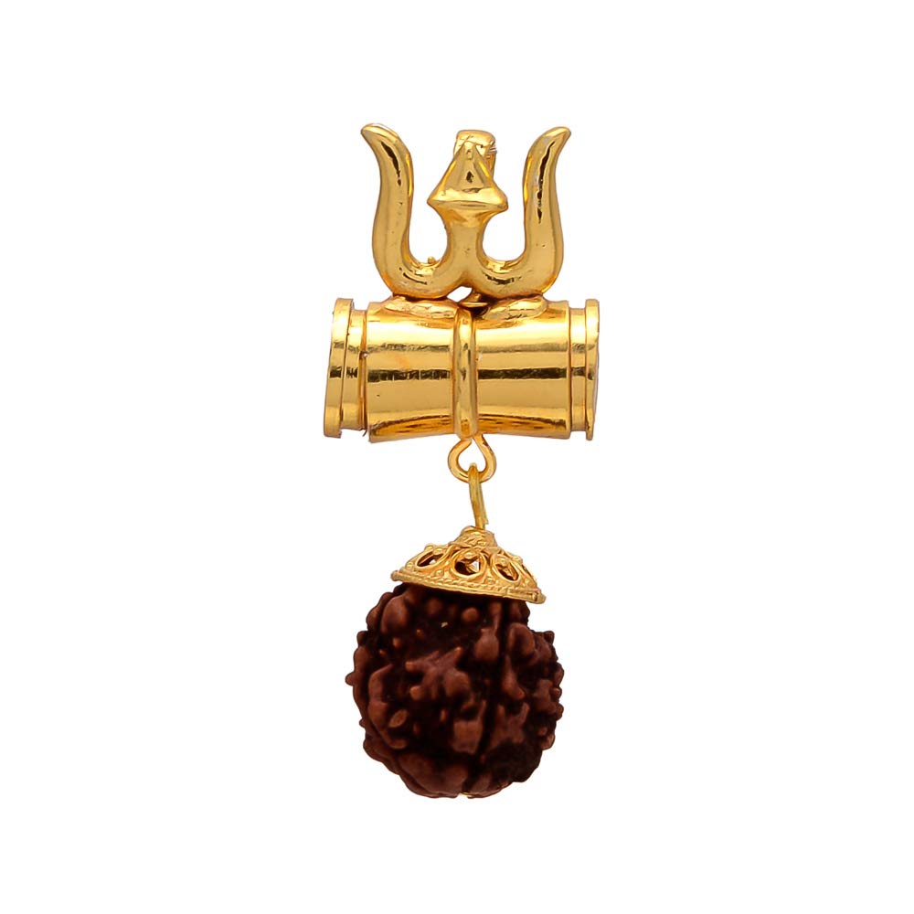 Shiv Shakti Kawach Locket with Rudraksh