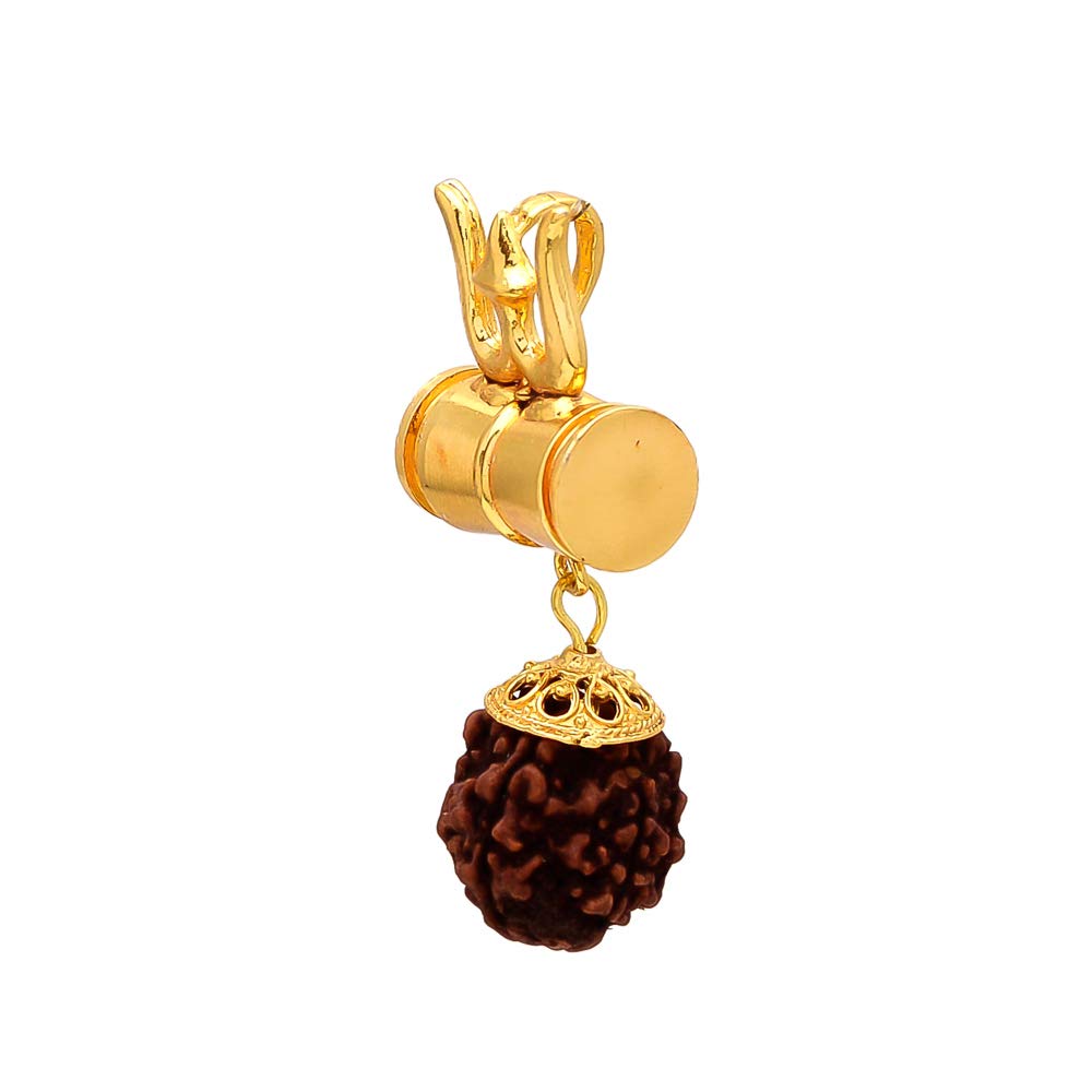 Shiv Shakti Kawach Locket with Rudraksh