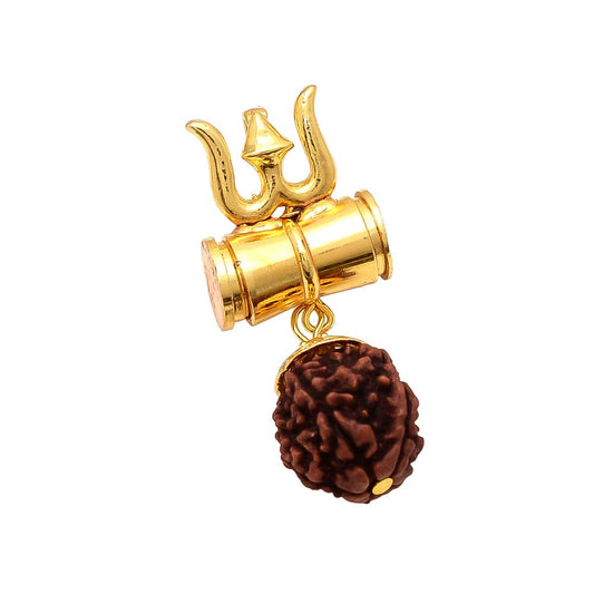 Shiv Shakti Kawach Locket with Rudraksh