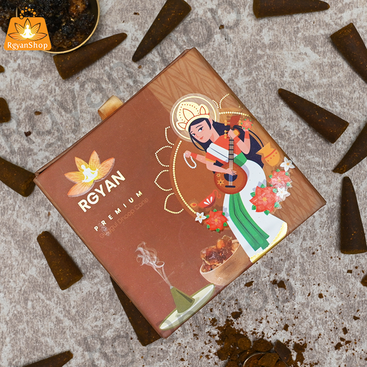 Rgyan Natural Incense Cones - Guggul Dhoop Cones