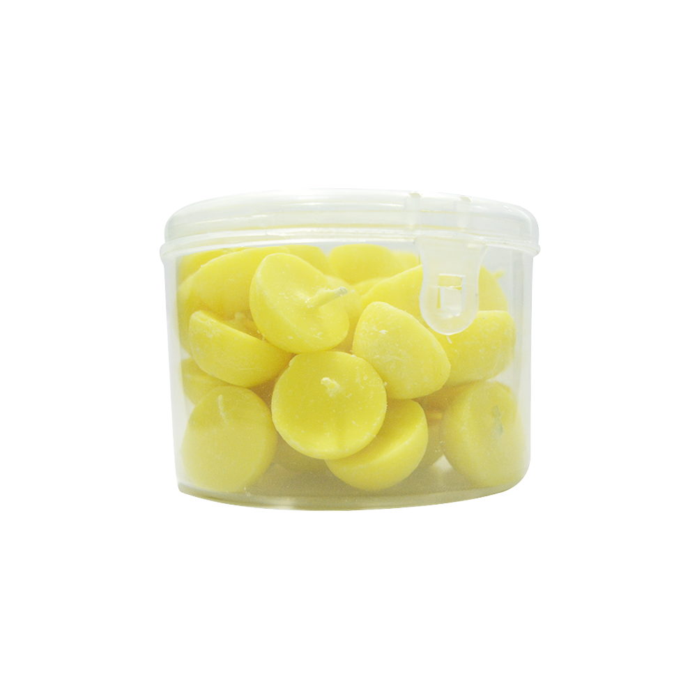 Cow Ghee diya Cotton Table Diya (Height: 1 inch)