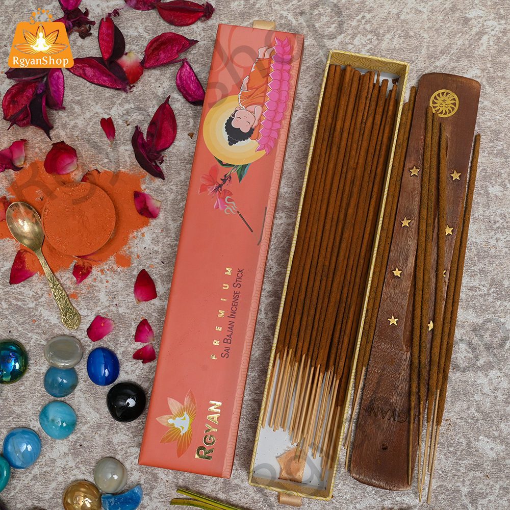 Rgyan Natural Organic Incense Sticks - SaiBajan Incense Sticks