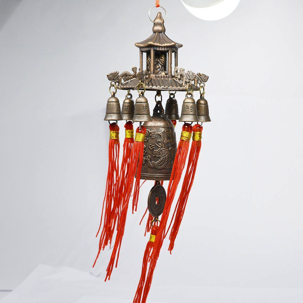 Bronze Buddha Wind Chime (12 inch)