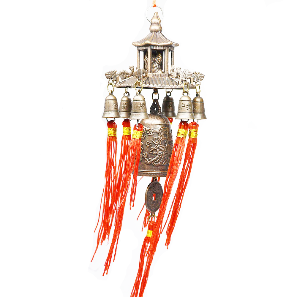 Bronze Buddha Wind Chime (12 inch)
