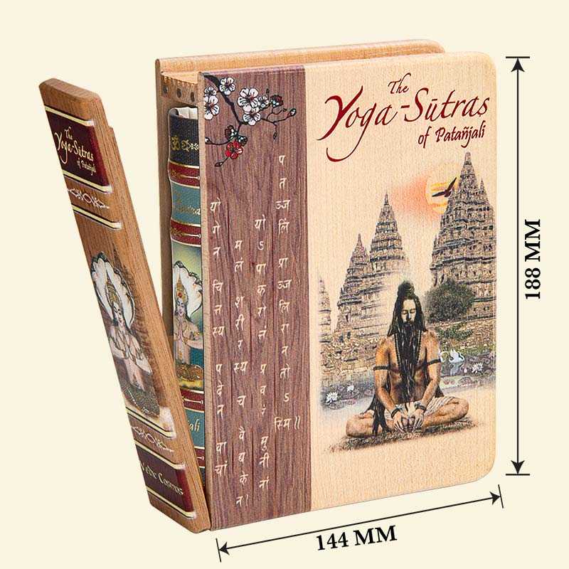 The Yoga-Sutras of Patanjali – Wooden Boxed Edition A6 Size Book