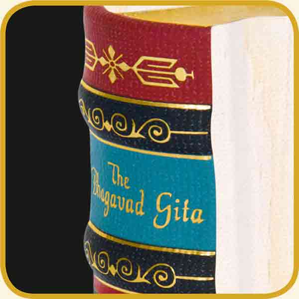Bhagavad Gita Book - A7 Size Wooden Boxed Edition