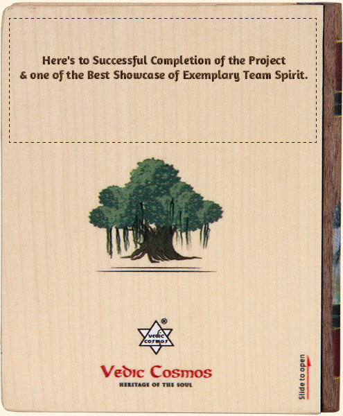 Bhagavad Gita Book - A7 Size Wooden Boxed Edition