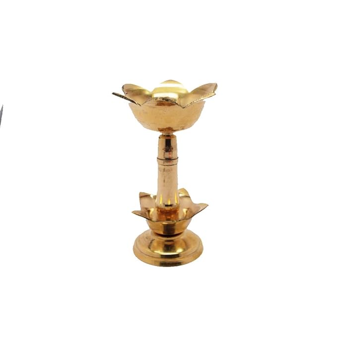 Rgyan Brass Agarbatti Holder – Handcrafted Pooja Incense Stand