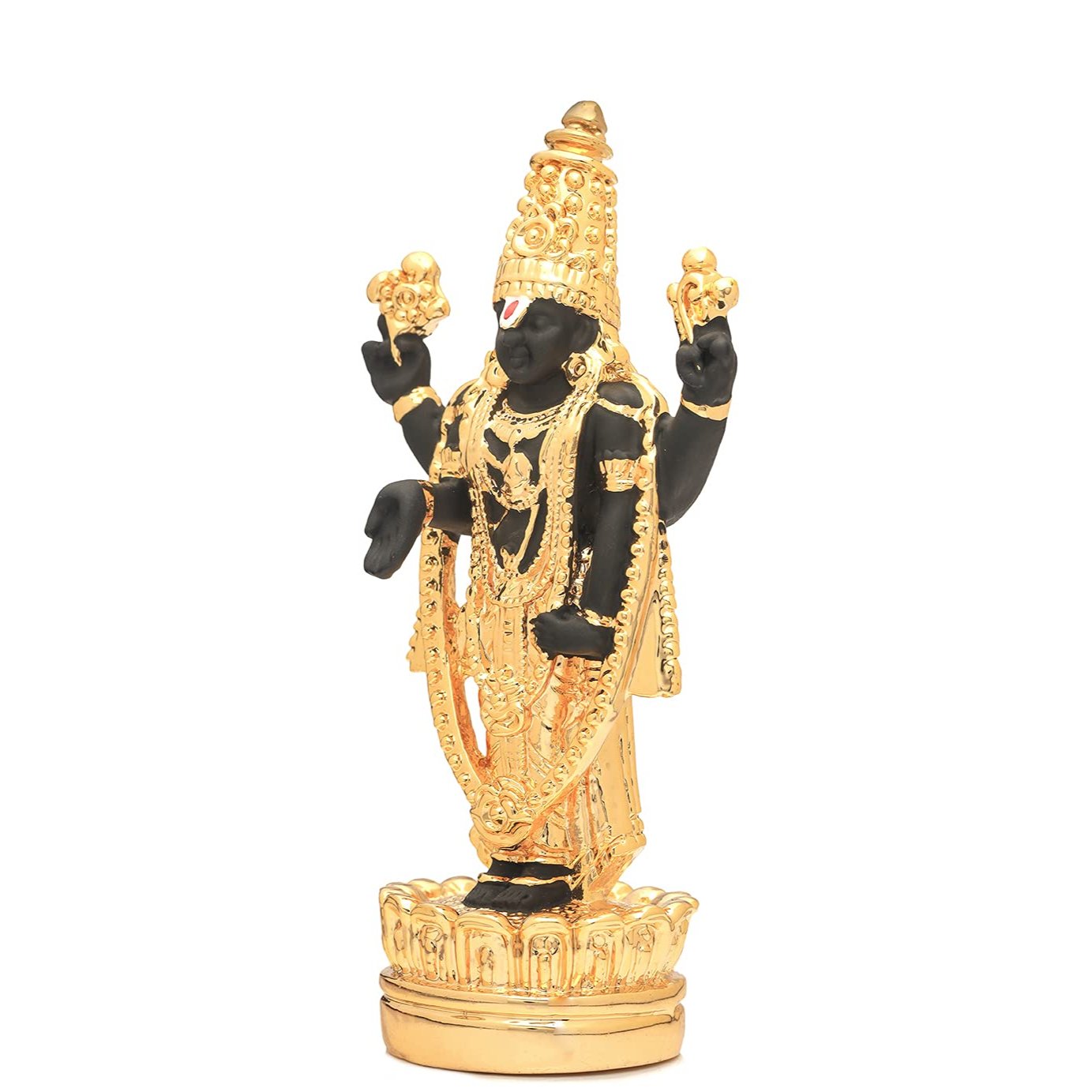 Tirupati Balaji Venkateshwar Idol Statue for Home, Temple, Car Dashboard