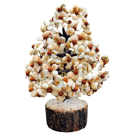 Rgyan, Rudraksha & Gomati Chakra Tree – 108 Beads for Positivity, Prosperity & Spiritual Protection