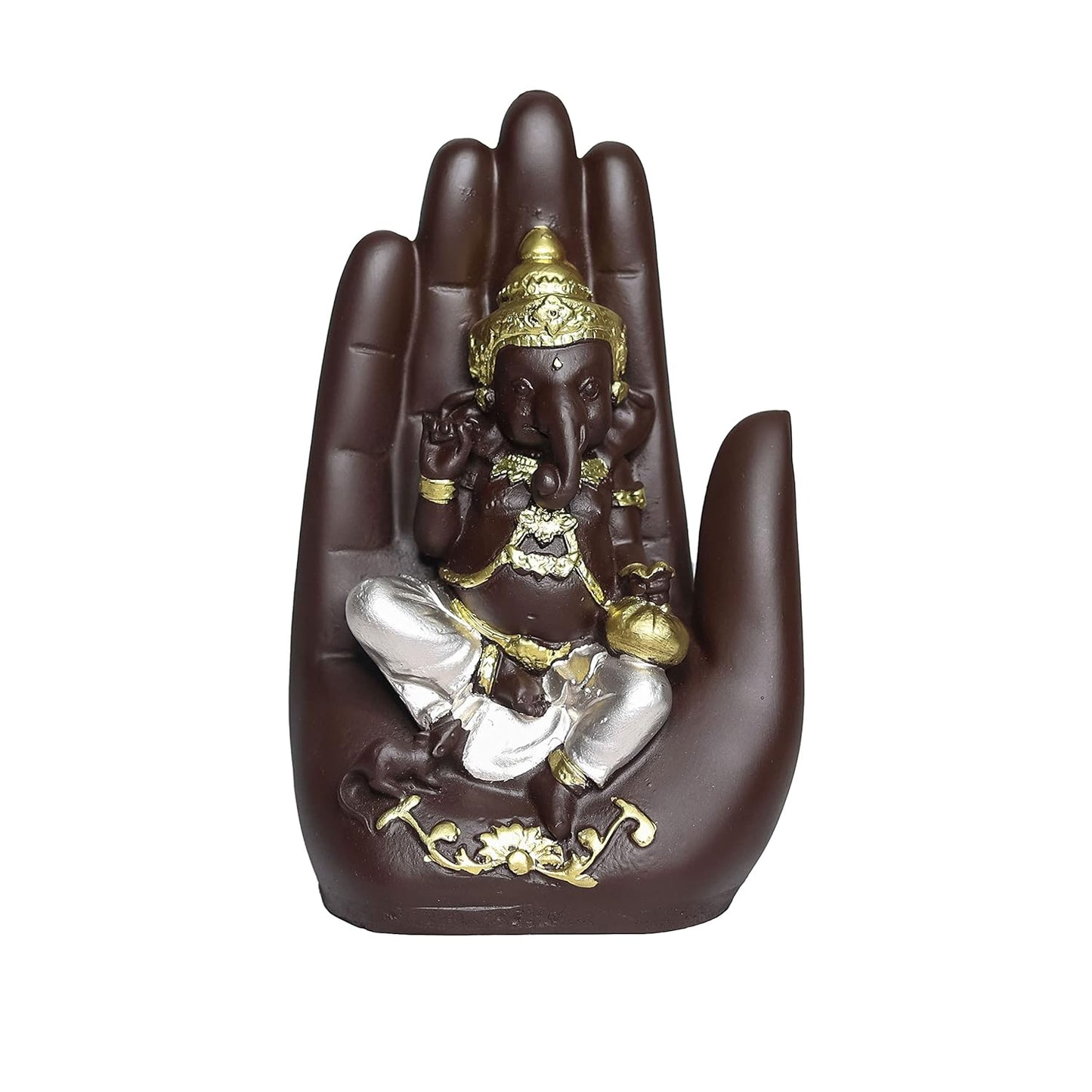 Rgyan Ganesha Idol in Blessing Hand Design(Palm ganesh) for home