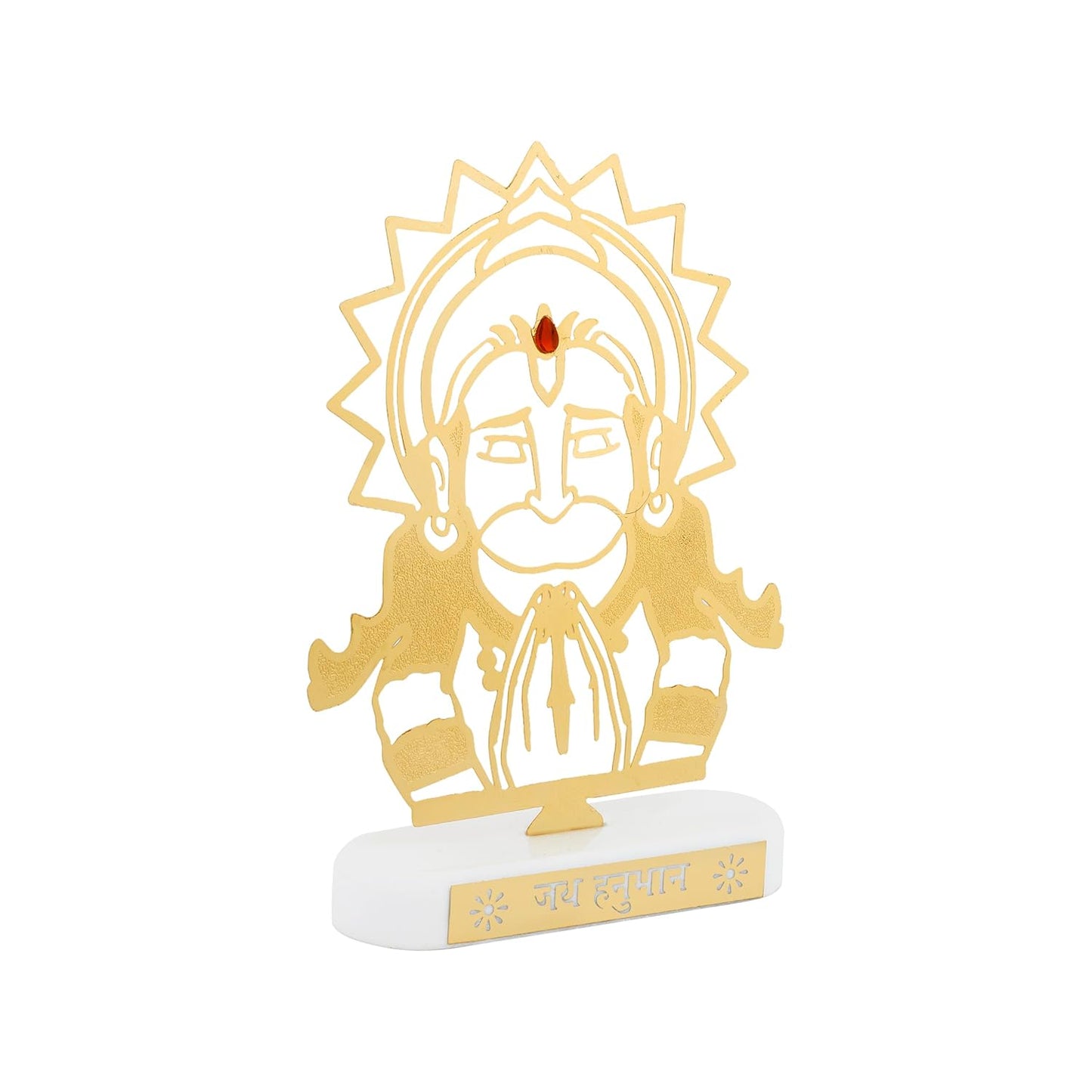 Lord Hanuman Figure 24 karat Gold Plated Metallic Design modern showpiece for Home Decor.