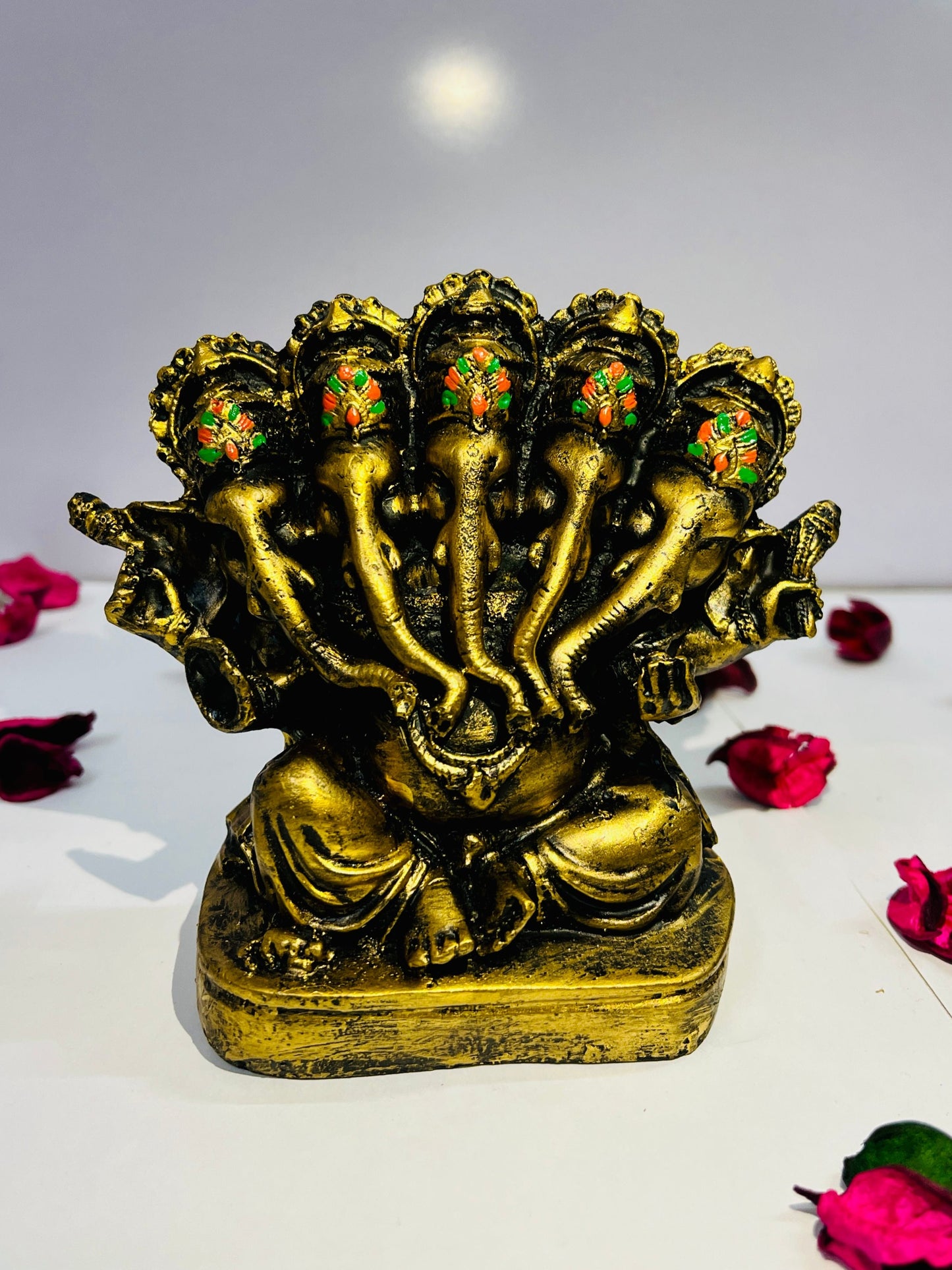 Rgyan Lord Ganesh Statue Murti Idol For Home Decor or Office