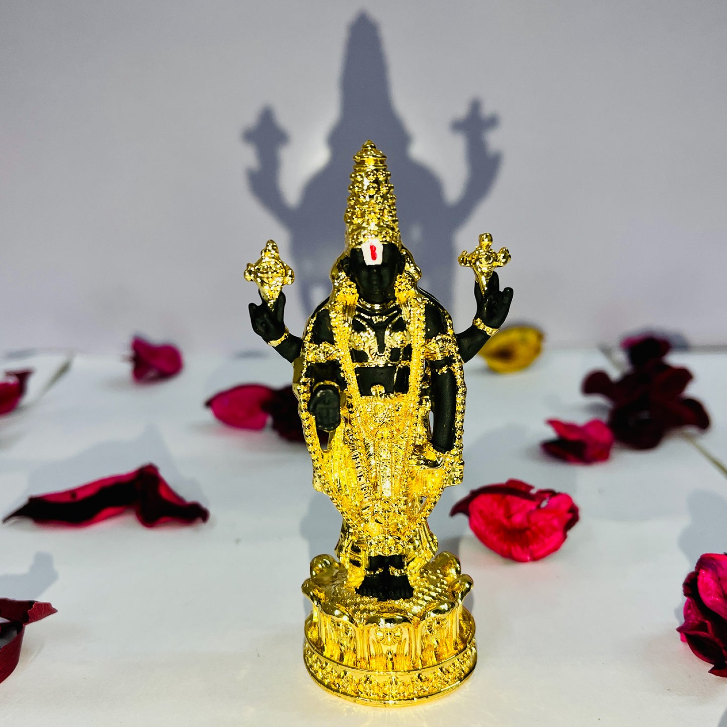 Tirupati Balaji Venkateshwar Idol Statue for Home, Temple, Car Dashboard