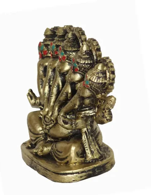 Rgyan Lord Ganesh Statue Murti Idol For Home Decor or Office