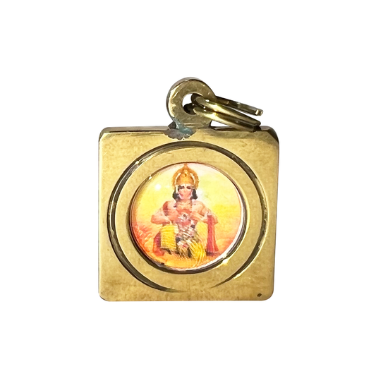 Sampoorna Shree Hanuman Yantra Pendent/Locket in Brass