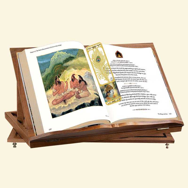 Bhagavad Gita Signature Edition Book With Reading Stand