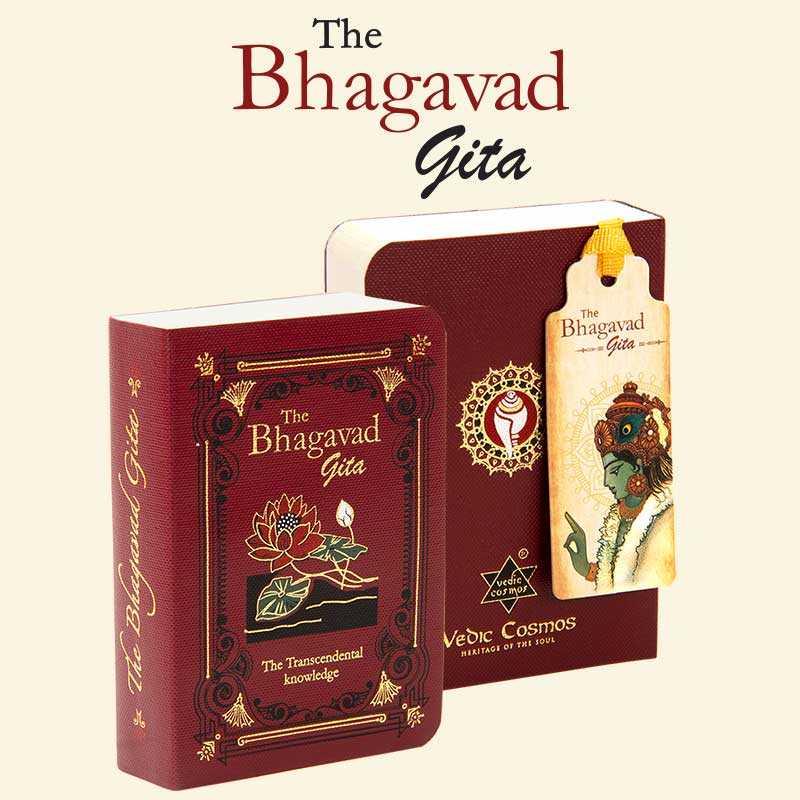 Bhagavad Gita Book - A7 Size Softcover Edition
