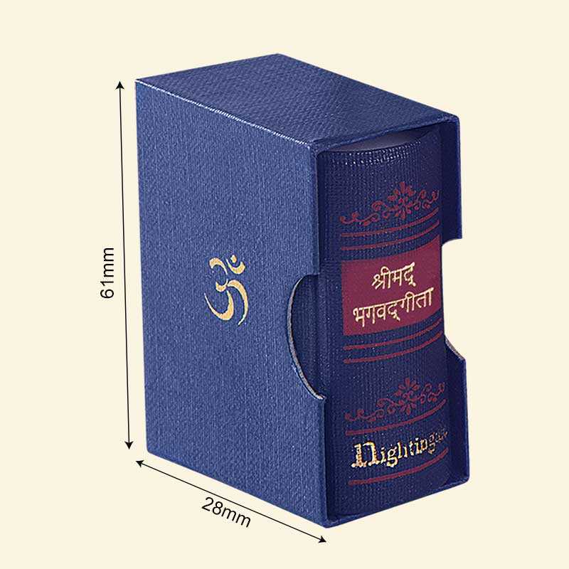 Mini Bhagavad Gita Book A9 Size in Hindi Edition